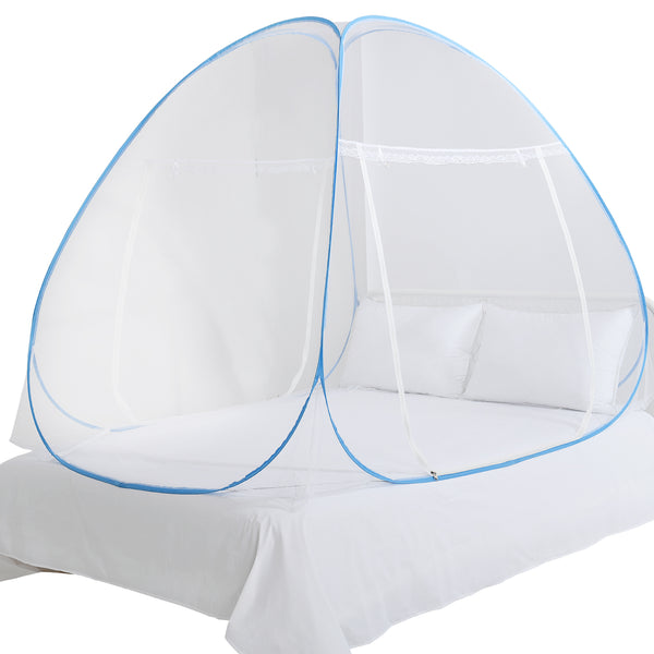 Sleep Time Cold Air Mosquito Blocking Pop Up Bed Tent