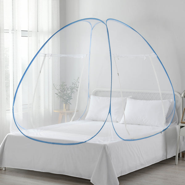 Sleep Time Cold Air Mosquito Blocking Pop Up Bed Tent