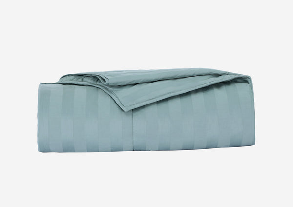 Cottonpure 300 Thread Count Cotton Damask Stripe Blanket