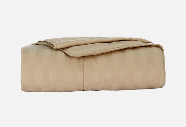 Cottonpure 300 Thread Count Cotton Damask Stripe Blanket