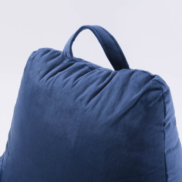 Retreat Life Plush Velvet Luxury Back Rest Pillow for Reading, Homeschool, Watching TV, Relaxing