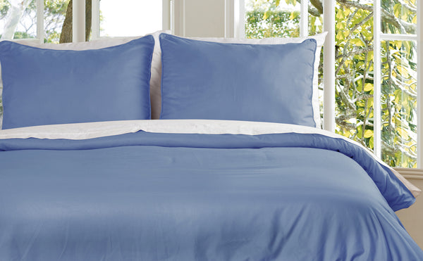 Lotus Home Water and Stain Resistant Duvet Cover Set