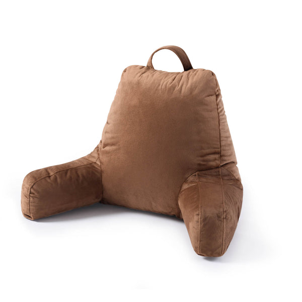Retreat Life Plush Velvet Luxury Back Rest Pillow for Reading, Homeschool, Watching TV, Relaxing