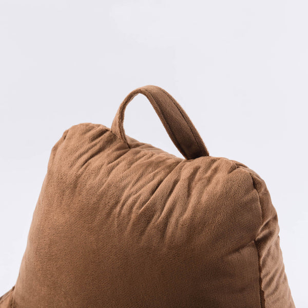 Retreat Life Plush Velvet Luxury Back Rest Pillow for Reading, Homeschool, Watching TV, Relaxing