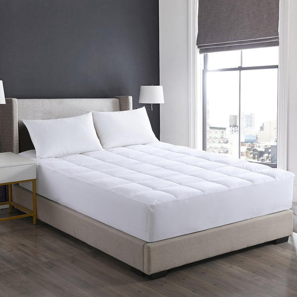 Eco Life 100% Cotton Plush Soft Mattress Pad