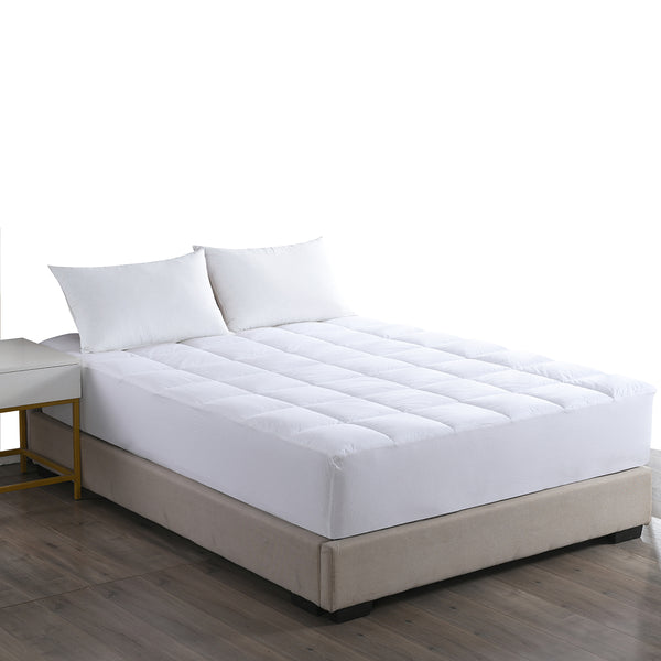 Eco Life 100% Cotton Plush Soft Mattress Pad