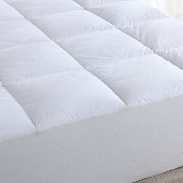 Eco Life 100% Cotton Plush Soft Mattress Pad