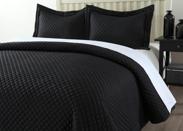 Lotus Home Diamondesque Water and Stain Resistant Quilt