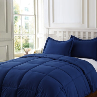 Lotus Home Water and Stain Resistant Comforter Set