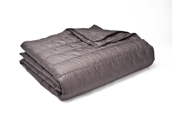 Puff Down Alternative Indoor/Outdoor Water Resistant Blanket With Extra Strong Nylon Cover