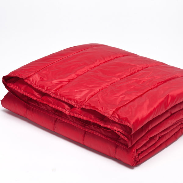 Puff Down Alternative Indoor/Outdoor Water Resistant Blanket With Extra Strong Nylon Cover