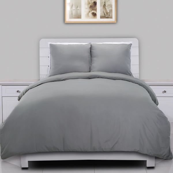 Lotus Home Water and Stain Resistant Duvet Cover Set