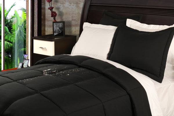 Lotus Home Water and Stain Resistant Comforter Set
