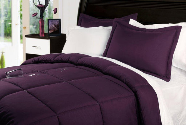 Lotus Home Water and Stain Resistant Comforter Set