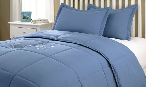 Lotus Home Water and Stain Resistant Comforter Set