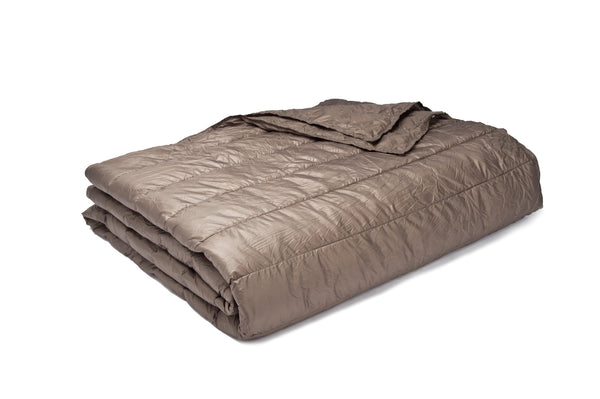 Puff Down Alternative Indoor/Outdoor Water Resistant Blanket With Extra Strong Nylon Cover