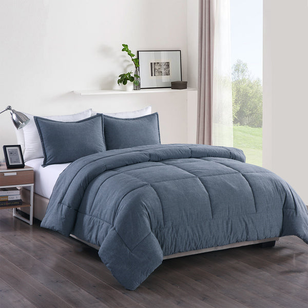 Messy Bed Washed Cotton Comforter Mini Set