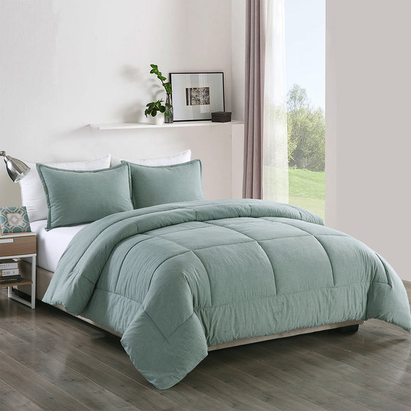 Messy Bed Washed Cotton Comforter Mini Set