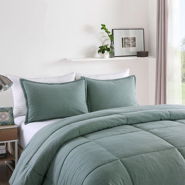 Messy Bed Washed Cotton Comforter Mini Set