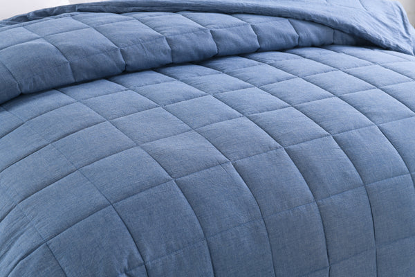 Messy Bed Washed Cotton Bed Blanket