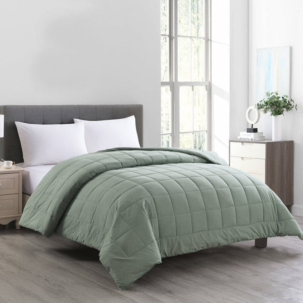 Messy Bed Washed Cotton Bed Blanket