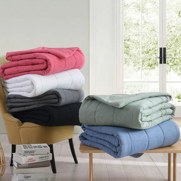 Messy Bed Washed Cotton Bed Blanket