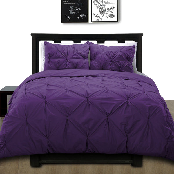 Cottonpure Cottonesque Pintuck Duvet Cover Set