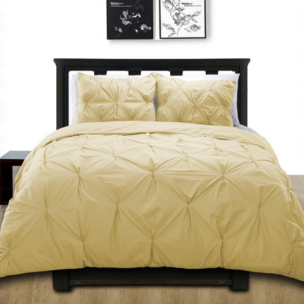Cottonpure Cottonesque Pintuck Duvet Cover Set