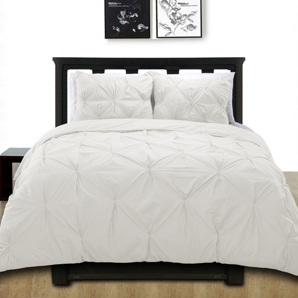 Cottonpure Cottonesque Pintuck Duvet Cover Set