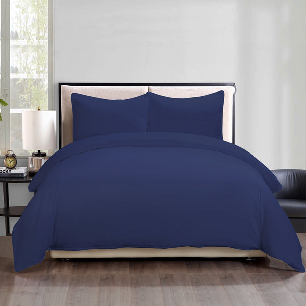 Lotus Home Water and Stain Resistant Duvet Cover Set