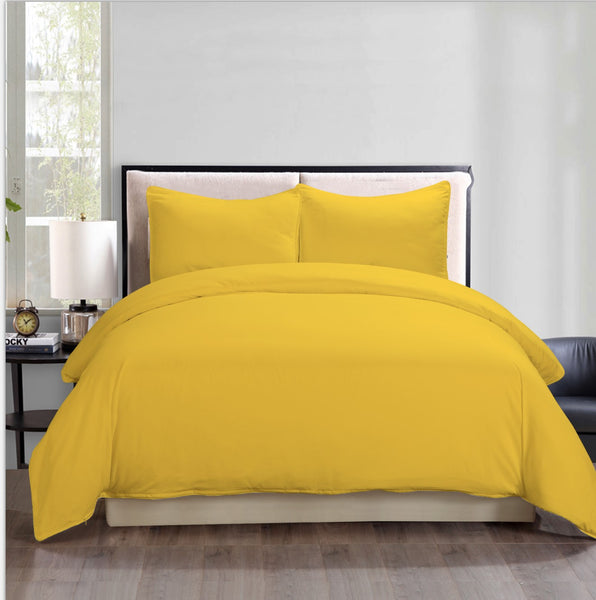 Lotus Home Water and Stain Resistant Duvet Cover Set
