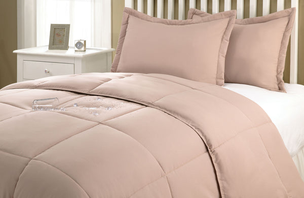 Lotus Home Water and Stain Resistant Comforter Set