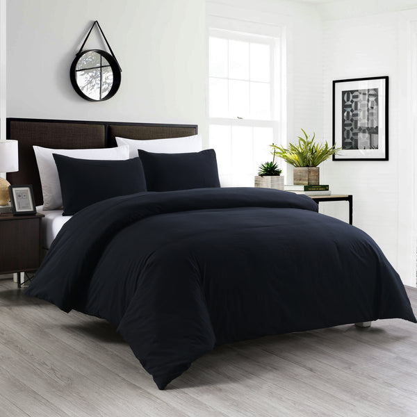 Messy Bed Washed Cotton Duvet Cover Mini Set